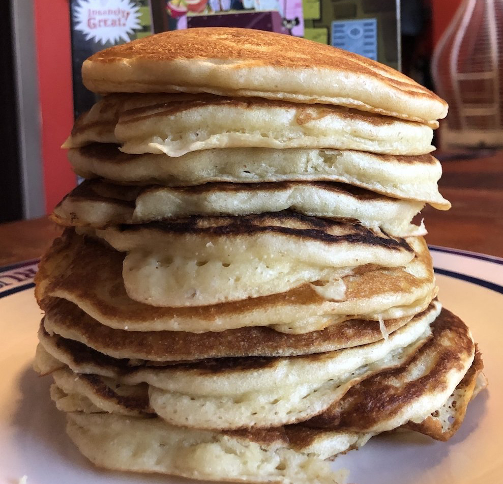 Aretha Frankenstein pancake recipe